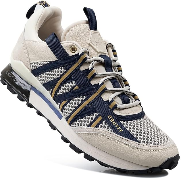 Cruyff FEARIA CC241089-101 Hombre Crema/Azul marino.