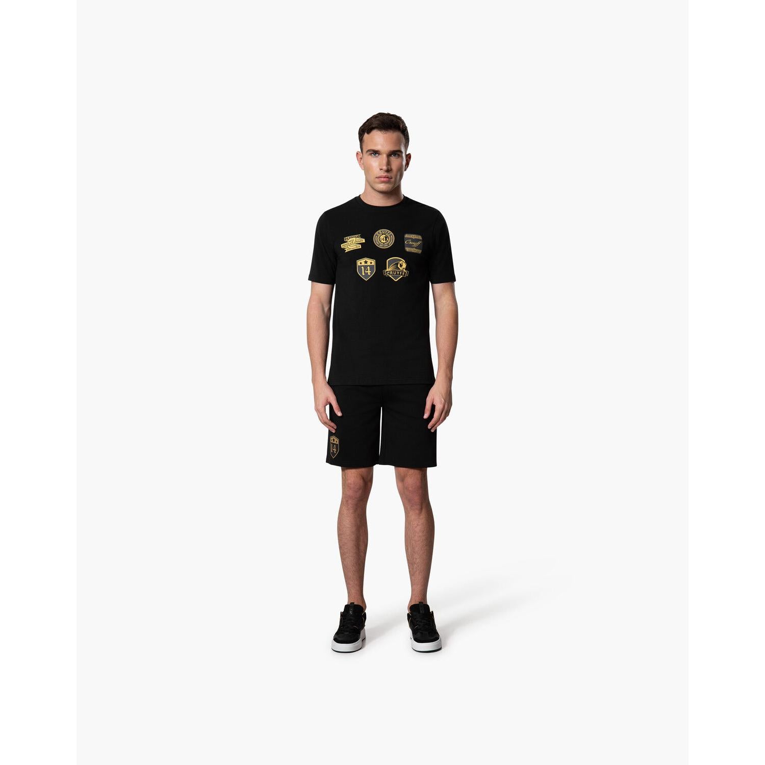 Cruyff Conjunto Hombre Modelo Badge CA251057-960 Black/Gold.