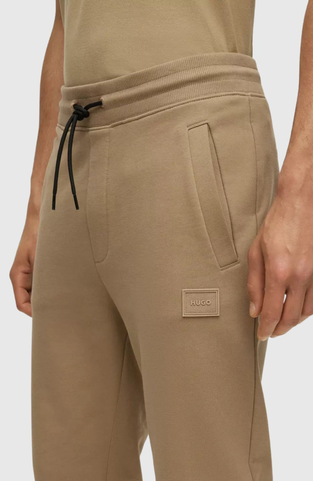 HUGO BOSS - Pantalon de Chandal para hombre 50495722-242 Marron Abierto..