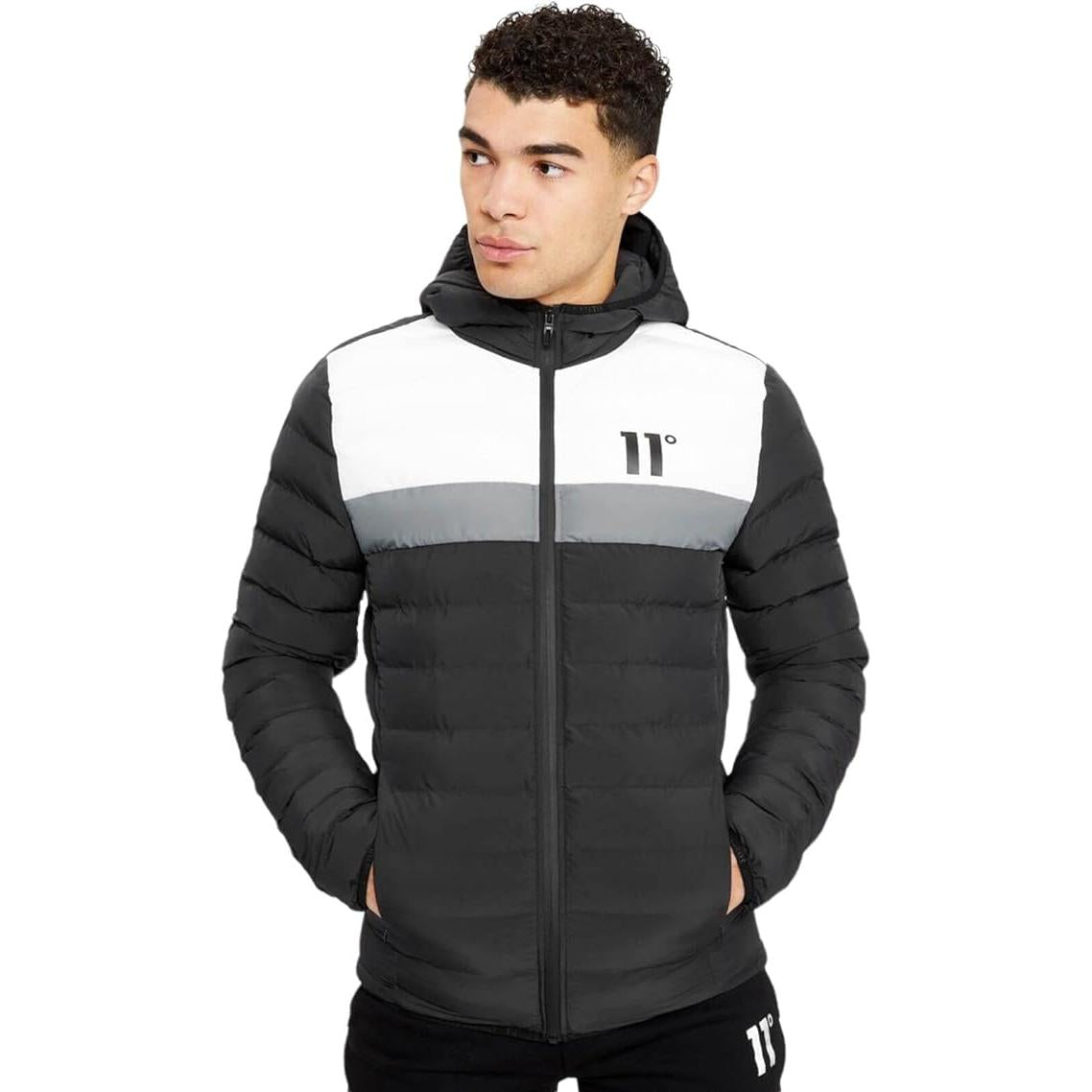 Cazadora 11 Degrees para hombre 11D770-630 Color Negro.