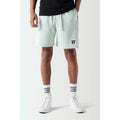 ELEVEN DEGREES SHORT TRIPLE PANEL SWEAT SHORTS - GLACIER GREEN / BLACK / WHITE 11D3705-495.