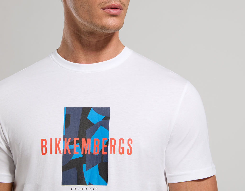 BIKKEMBERGS CAMISETA  HOMBRE COLOR BLANCO BKK3MTS03.