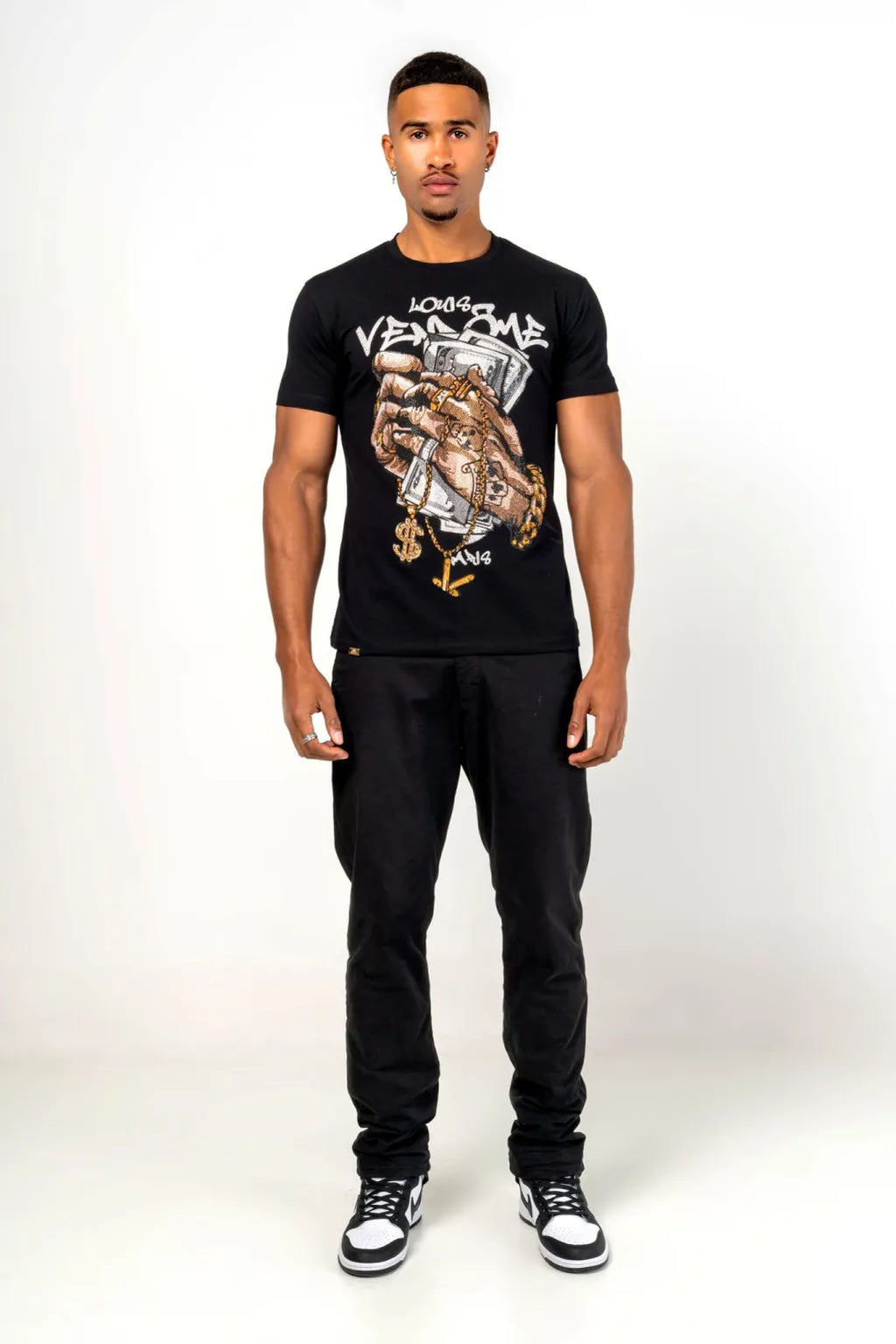 LOUIS VENDOME CAMISETA HOMBRE LV-67 Black.