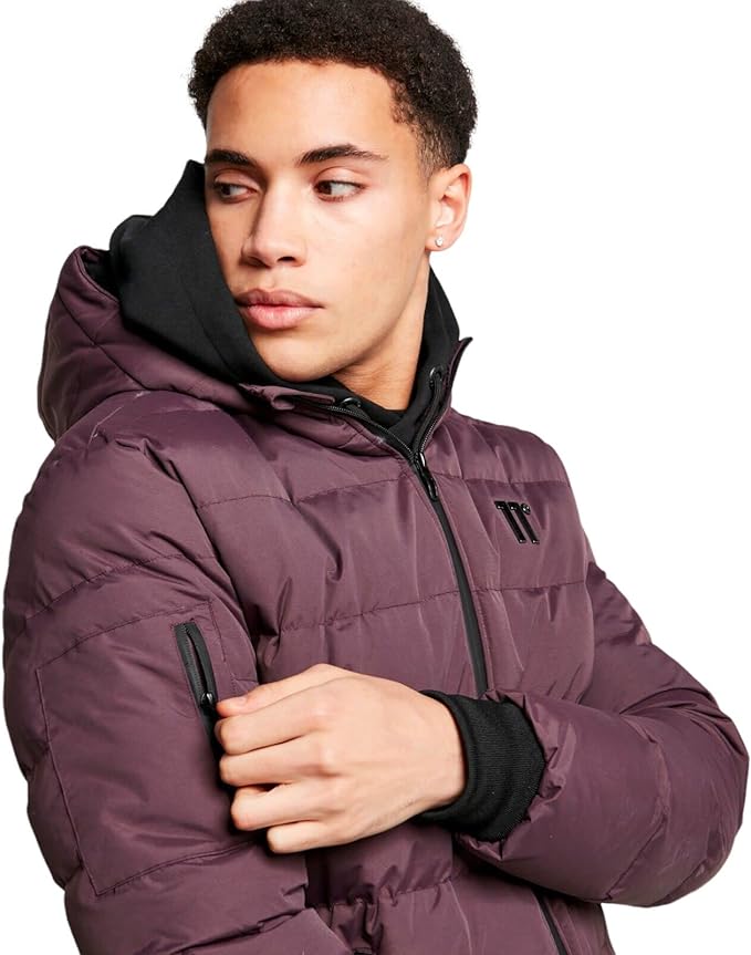 ELEVEN DEGREES Missile V3 Jacket Peak Hood - Mulled Red 11D892-016.