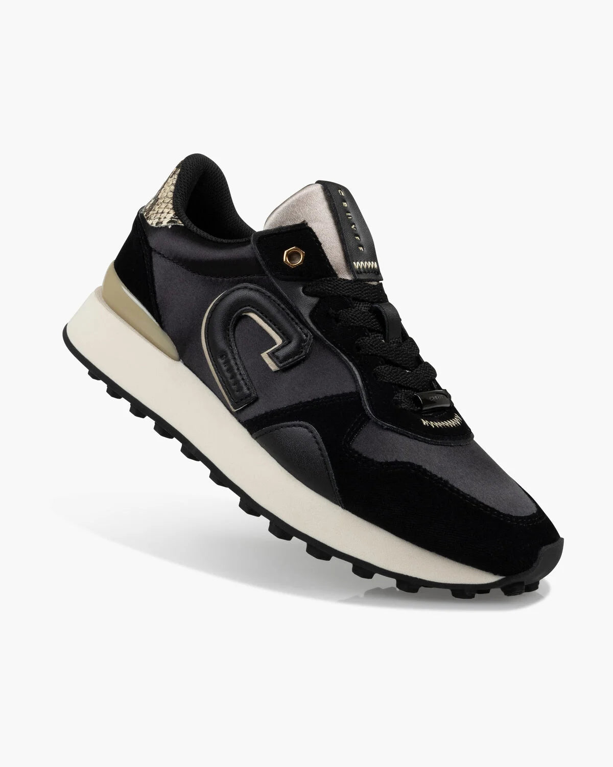 Cruyff Zapatillas de mujer modelo Park Runner. CC251940-960 Black/Gold.