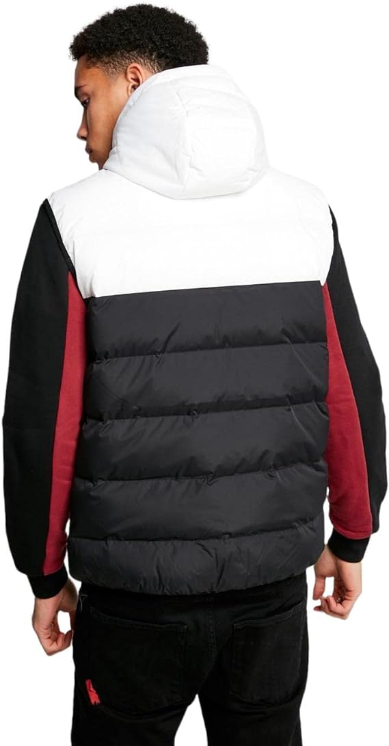 ELEVEN DEGREES Chaleco PANELED BLOCK PUFFER 11D1272-047- Negro / Blanco