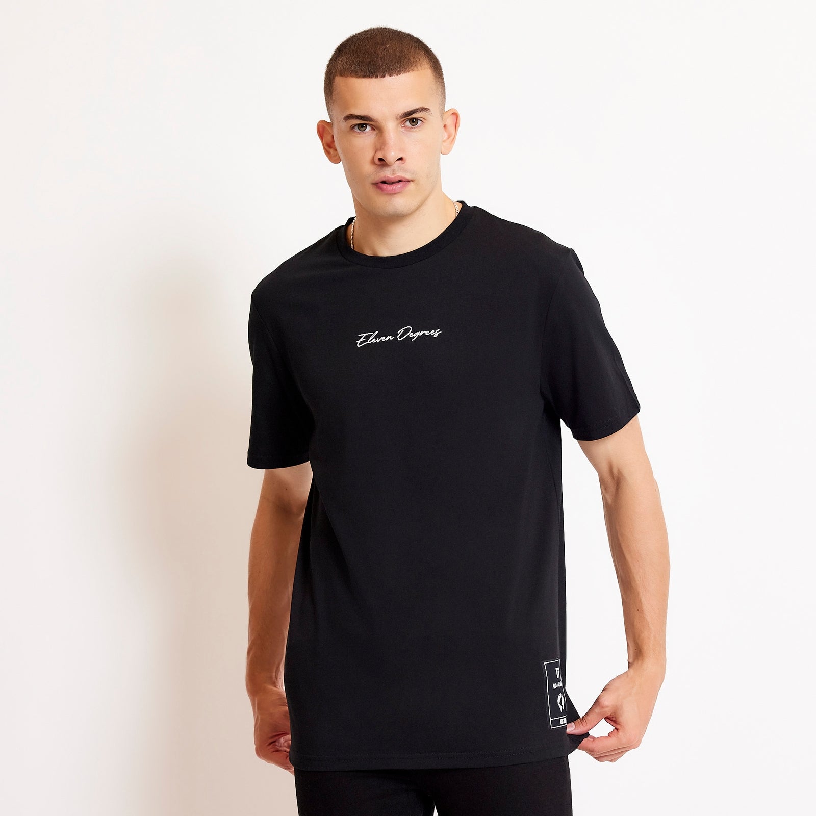 Eleven Degrees 11º City Map Graphic T-Shirt - Black 11D3736-001