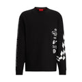 HUGO BOSS  Jersey de algodón de manga larga Dasino con estampados estilo Racing para hombre 50511045-001