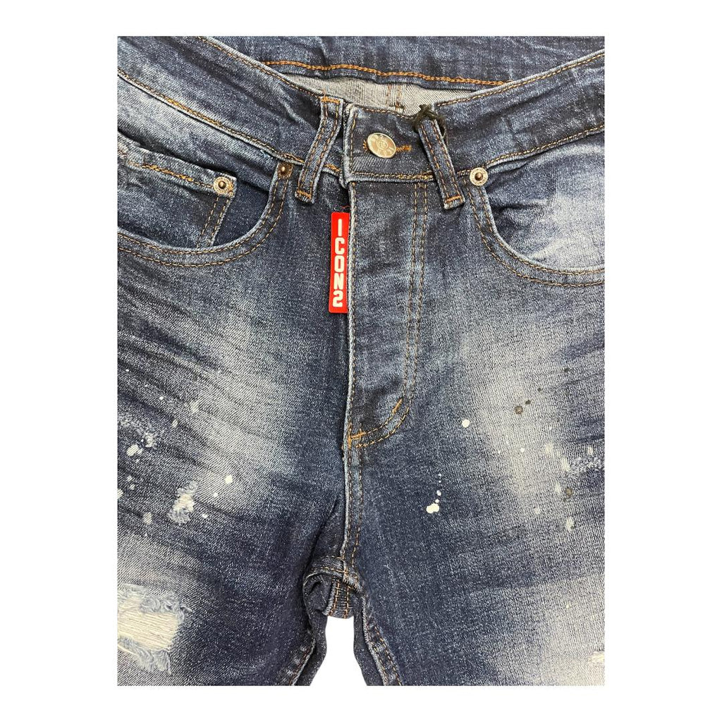 ICON2 Pantalon Corto de hombre de algodón elástico, colección Primavera/Verano (6315).