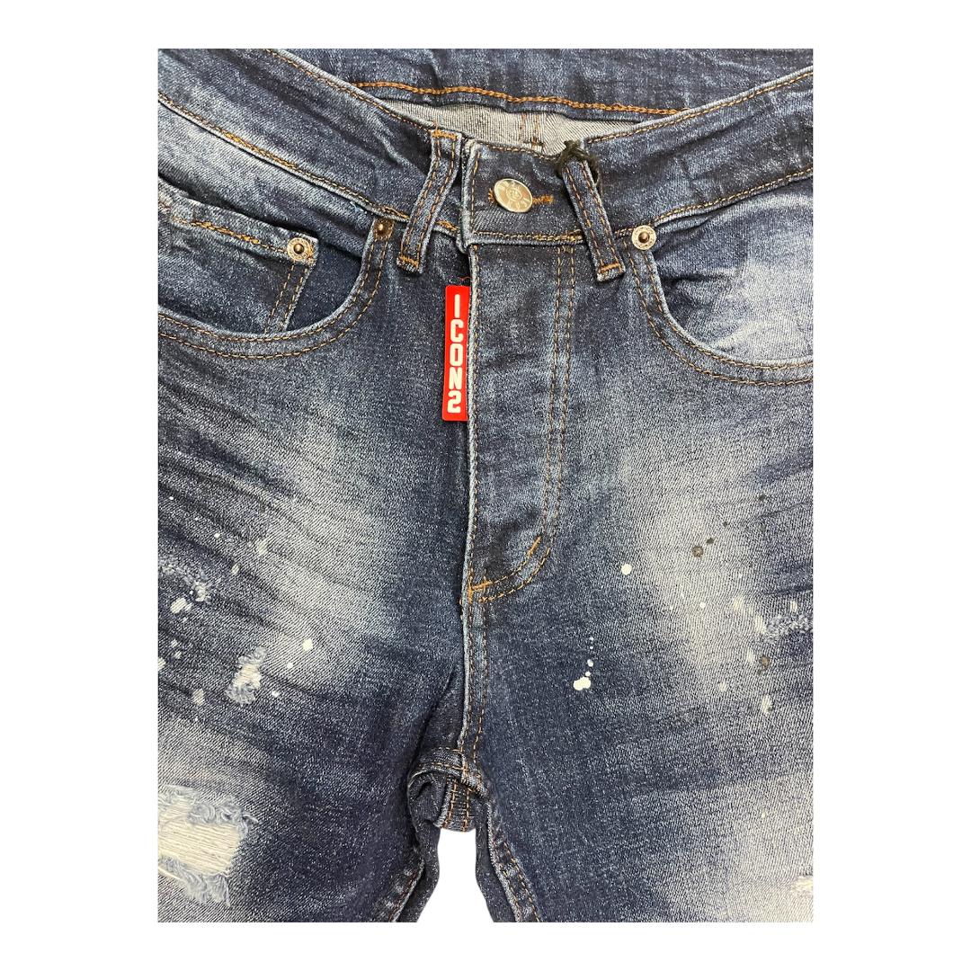 ICON2 Pantalon Corto de hombre de algodón elástico, colección Primavera/Verano (6315).