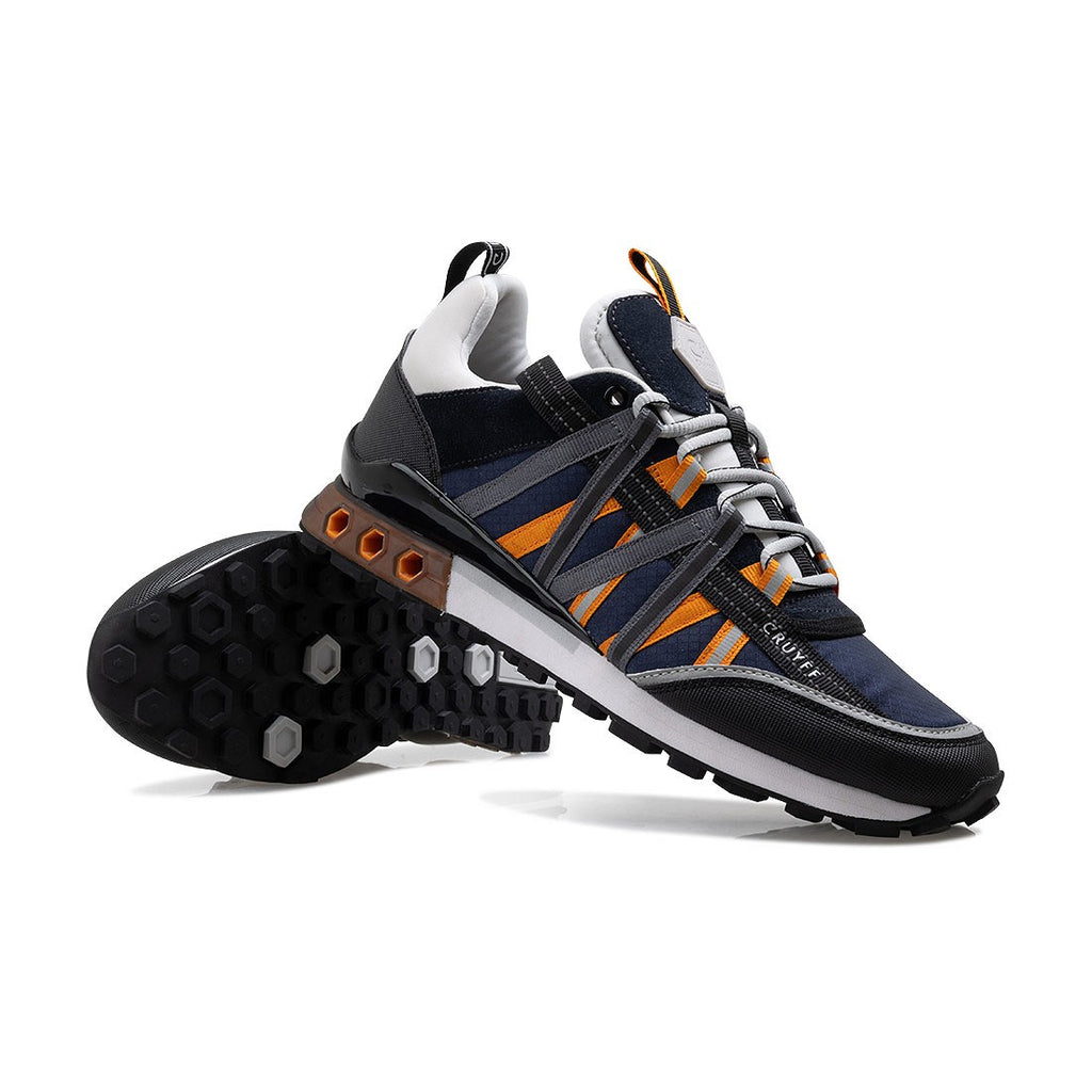CRUYFF Zapatillas Hombre Modelo Fearia Hex-Tech CC241082-682 Navy/Orange.