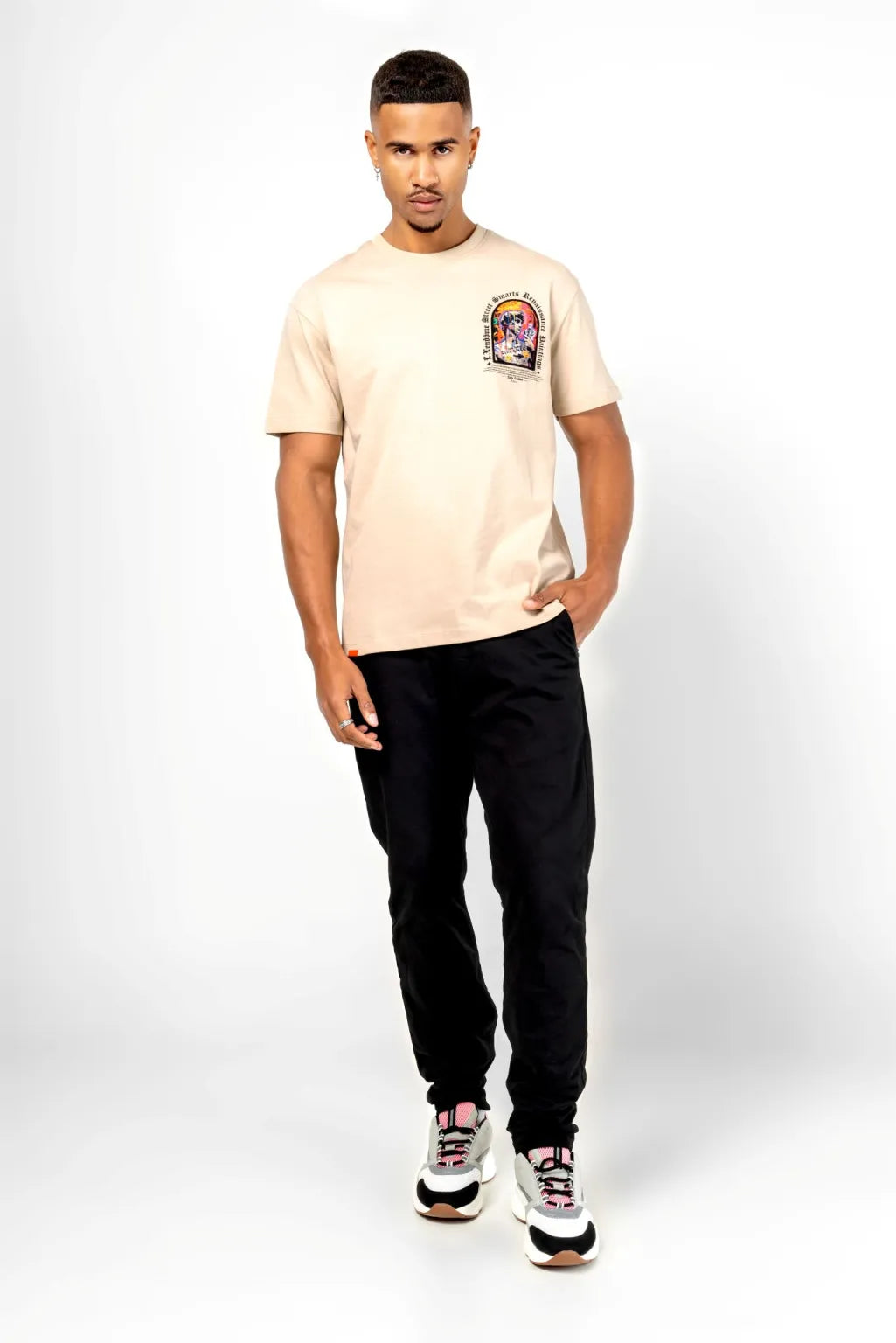 LOUIS VENDOME PARIS CAMISETA HOMBRE MODELO:LV-52 Beige.