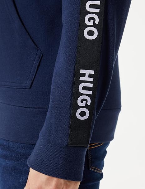 HUGO BOSS Sudadera Con Capucha  para hombre 50497003-405 Azul Marino.