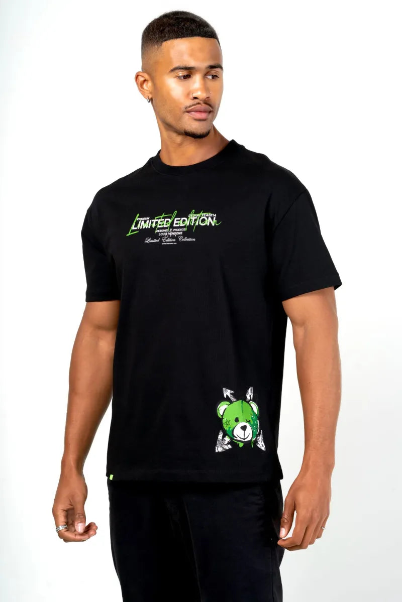 LOUIS VENDOME CAMISETA HOMBRE LV-54 Black/Green.