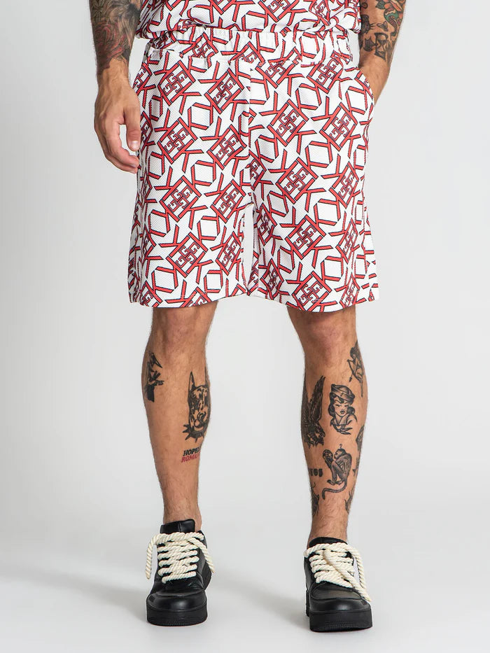 GIANNI KAVANAGH PANTALONES CORTOS ROJOS GATSBY GKM006650 Hombre.