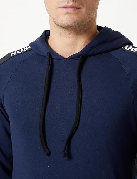 HUGO BOSS Sudadera Con Capucha  para hombre 50497003-405 Azul Marino.