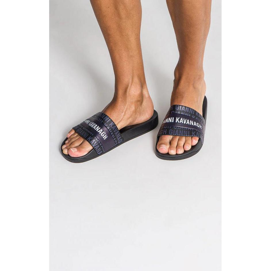 Chanclas Gianni Kavanagh Typo Mania GKM003999 Negro