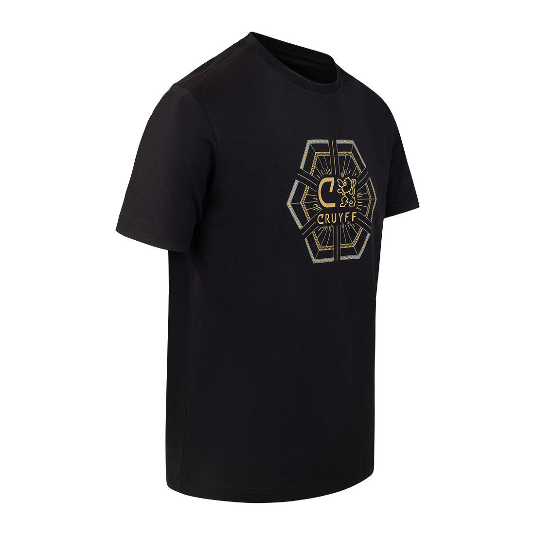 Cruyff Camiseta Hombre Modelo C-Lion Geo CA251055-960 Black/Gold.