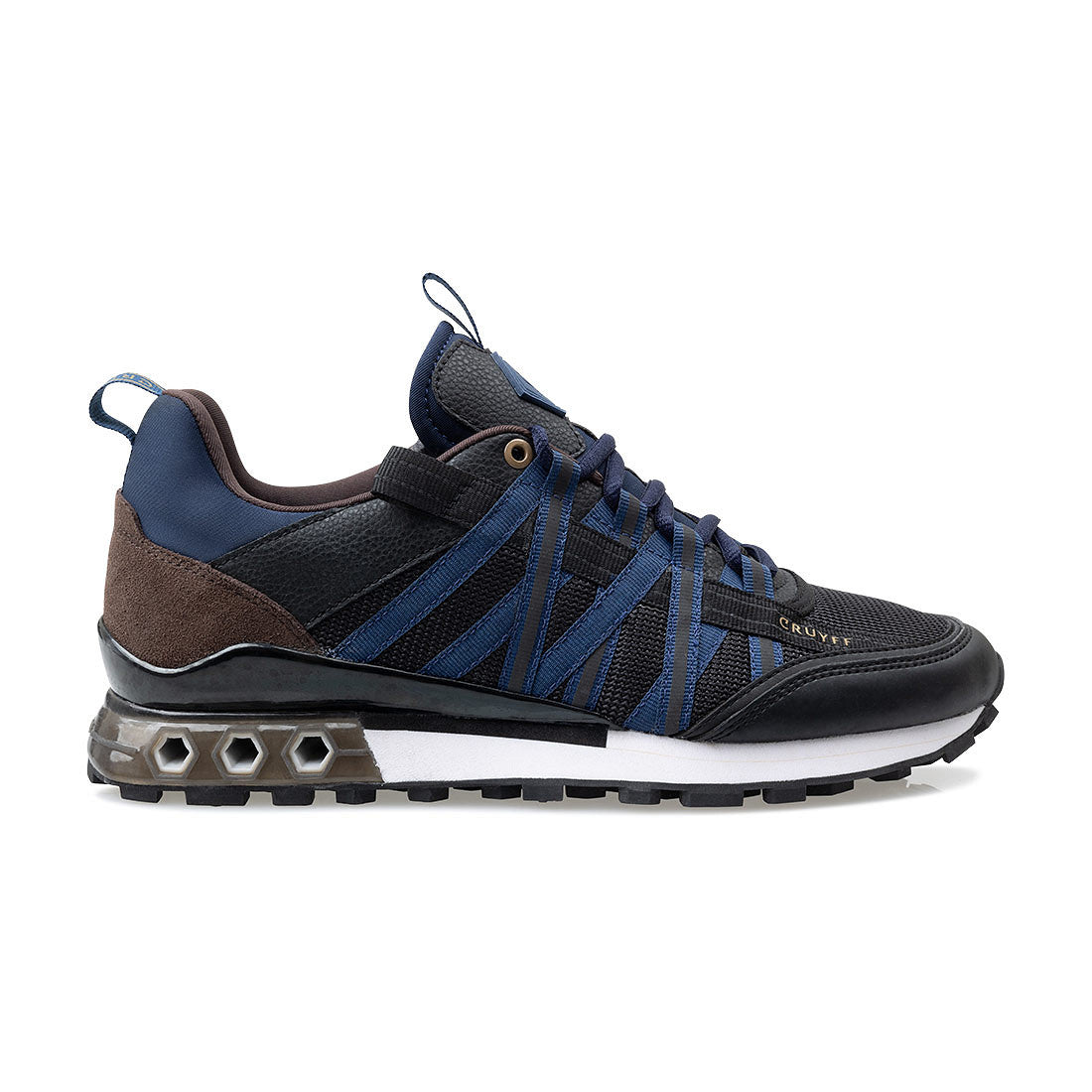 Cruyff Zapatillas Deportivas Hombre Modelo Fearia Hex-Tech CC243113-677 Navy/Brown.