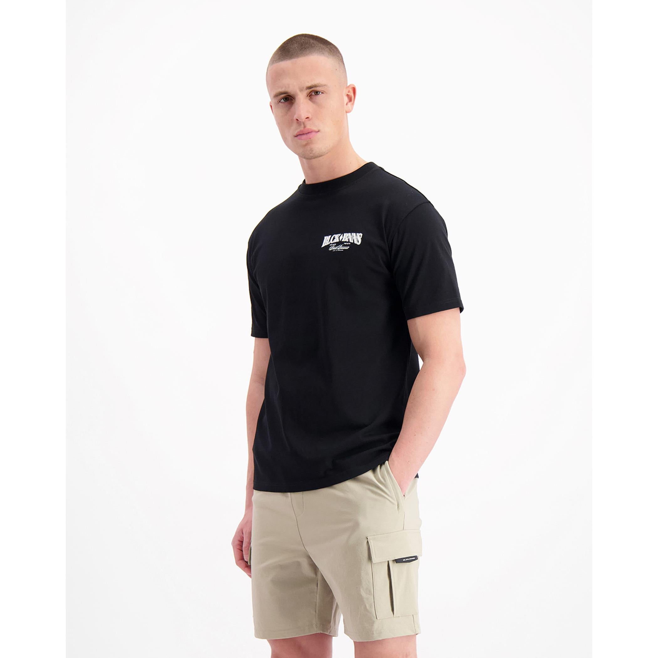 BLACK BANANAS Camiseta Hombre Modelo Lost:1.125.3.23. Black.