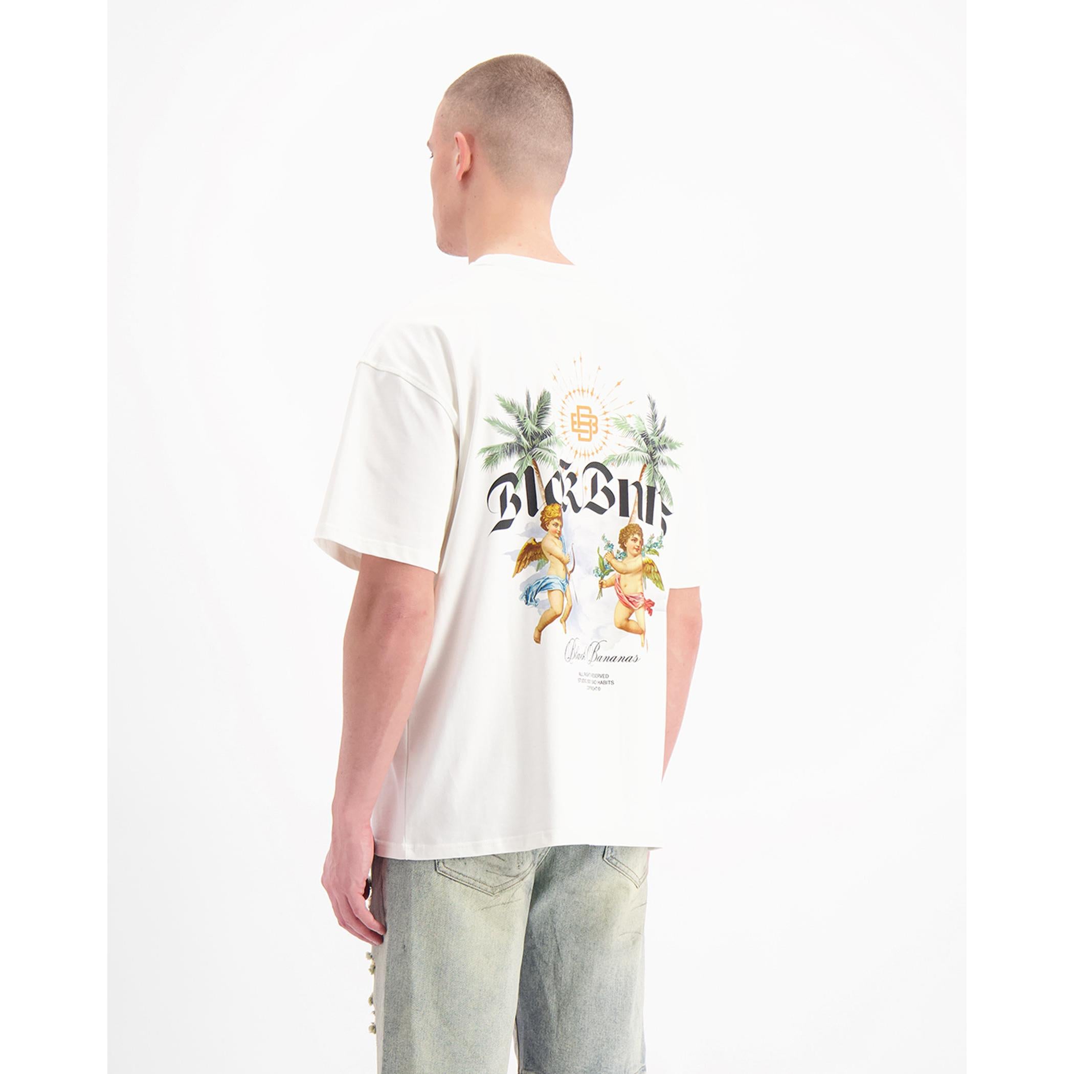 BLACK BANANAS Camiseta Unisex Modelo:1.125.3.31 White.