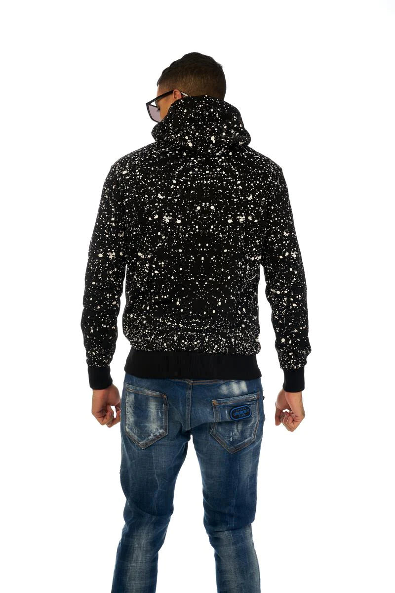 GEORGE-V Sudadera con Capucha GV-2095 Black.