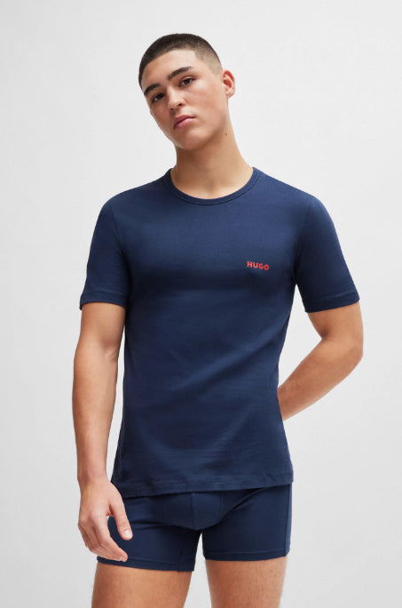 HUGO BOSS - .Camiseta RN Triplet P Underwear T (Pack de 3) para Hombre 50480088-680.