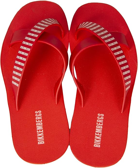 CHANCLAS BIKKEMBERGS. HOMBRE BKK1MSR04 RED.
