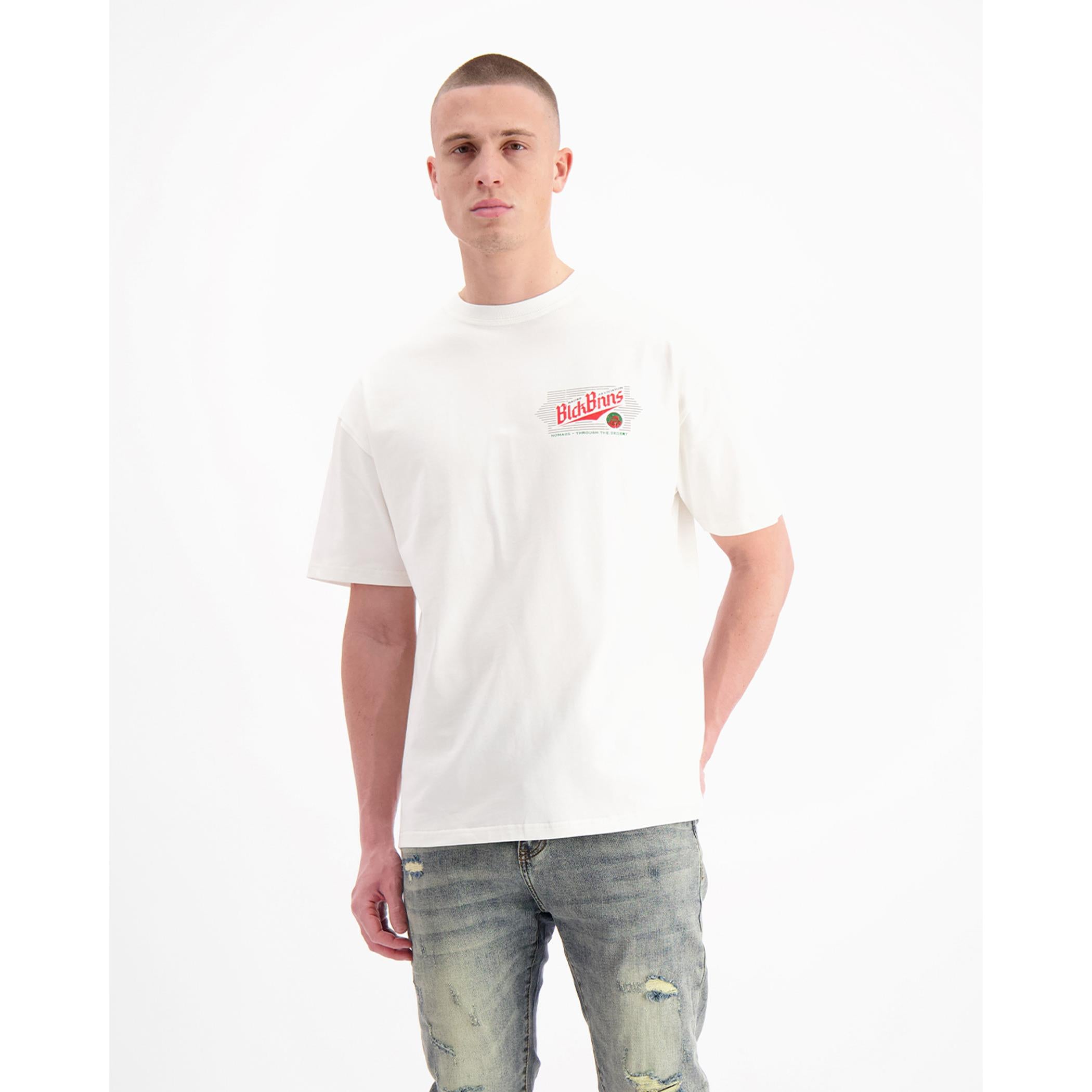 BLACK BANANAS Camiseta Hombre Modelo Racing :1.125.3.16 White.