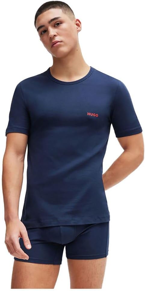 HUGO BOSS - .Camiseta RN Triplet P Underwear T (Pack de 3) para Hombre 50480088-680.