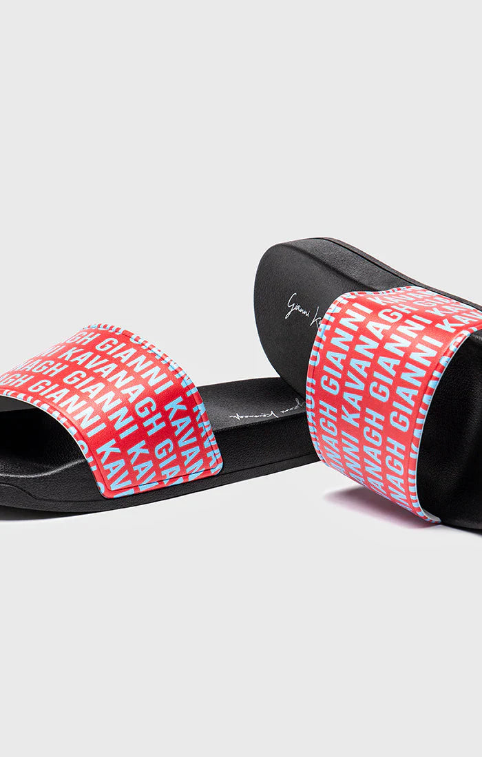 Chanclas Gianni Kavanagh Typo Mania GKM004002 Red