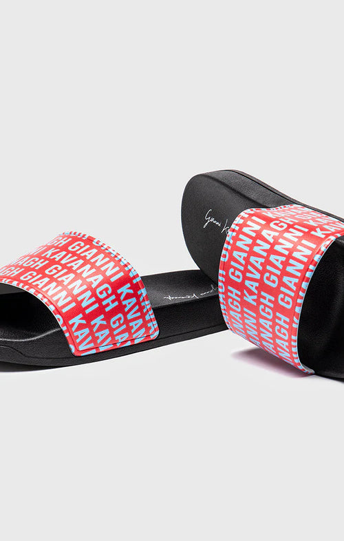 Chanclas Gianni Kavanagh Typo Mania GKM004002 Red