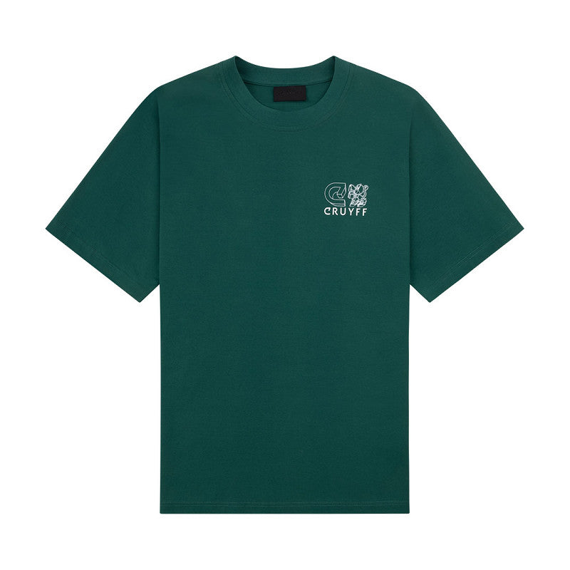 Cruyff, Camiseta Hombre con corte oversize modelo CA261016-505 Verde.
