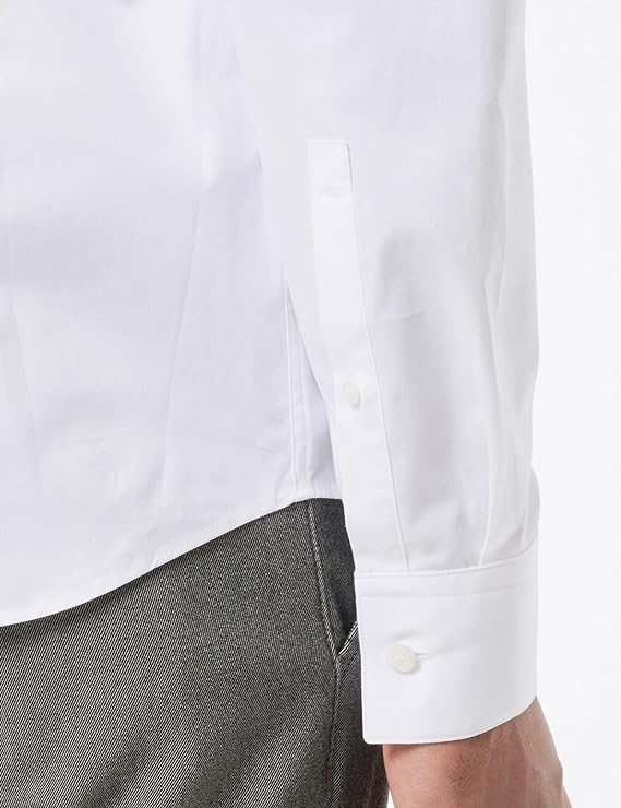 HUGO BOSS  Camisa Hombre, Manga Larga Color Blanco,  50508672-199.