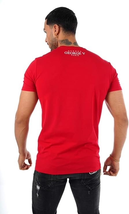 GEORGE-V PARIS Camiseta Hombre GV-2209 Red.