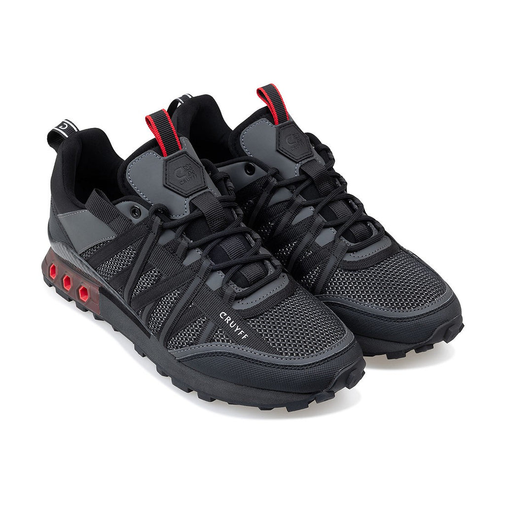 CRUYFF Zapatillas Hombre Modelo Fearia Hex-Tech CC241085-953 Black/Red.