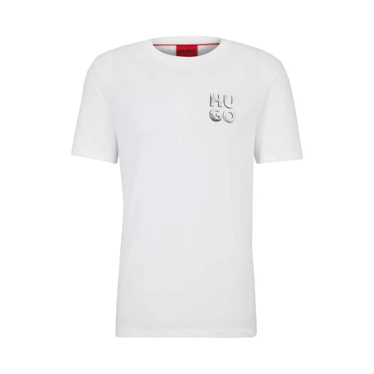 HUGO BOSS - Camiseta Blanca para Hombre Hugo 50508944-100 .