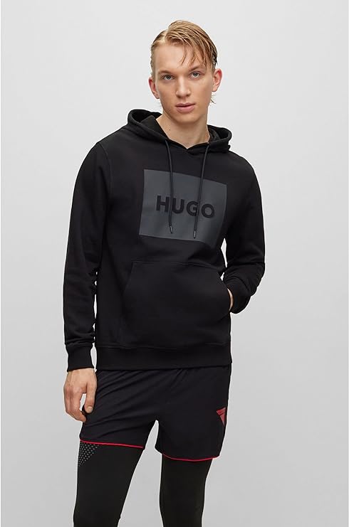 HUGO BOSS - Sudadera con capucha para hombre 50473168-002 Black..