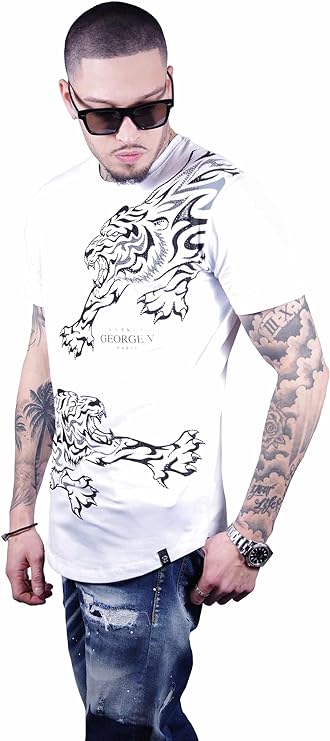GEORGE-V PARIS Camiseta  Hombre GV-2010 White.