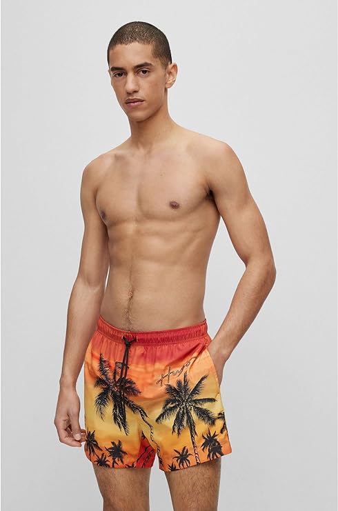 HUGO Rin Pantalones Cortos de natación para Hombre 50491528-803.