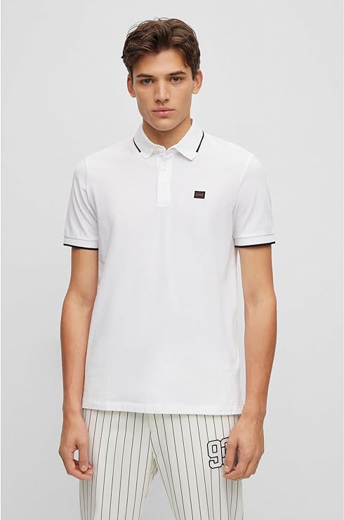 HUGO BOSS POLO  HOMBRE  50490775-127 Blanco.