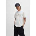 HUGO BOSS - Camiseta Drochet Blanca para Hombre Hugo 50509958-121White.