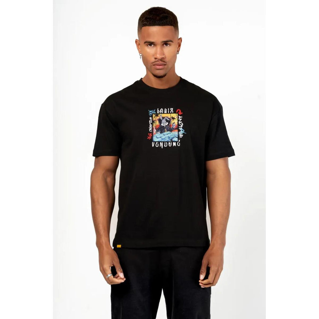 LOUIS VENDOME PARIS CAMISETA HOMBRE MODELO: LV-63 Black.
