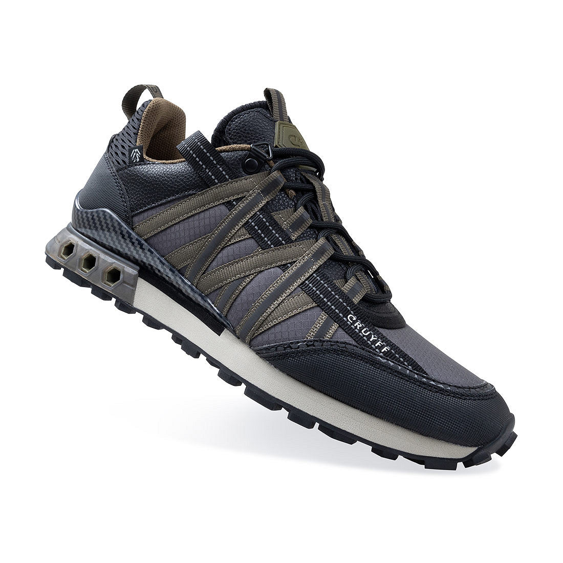 Cruyff Zapatillas Deportivas Hombre Modelo Fearia // Montserrat CMF243100-559 Black/Olive.