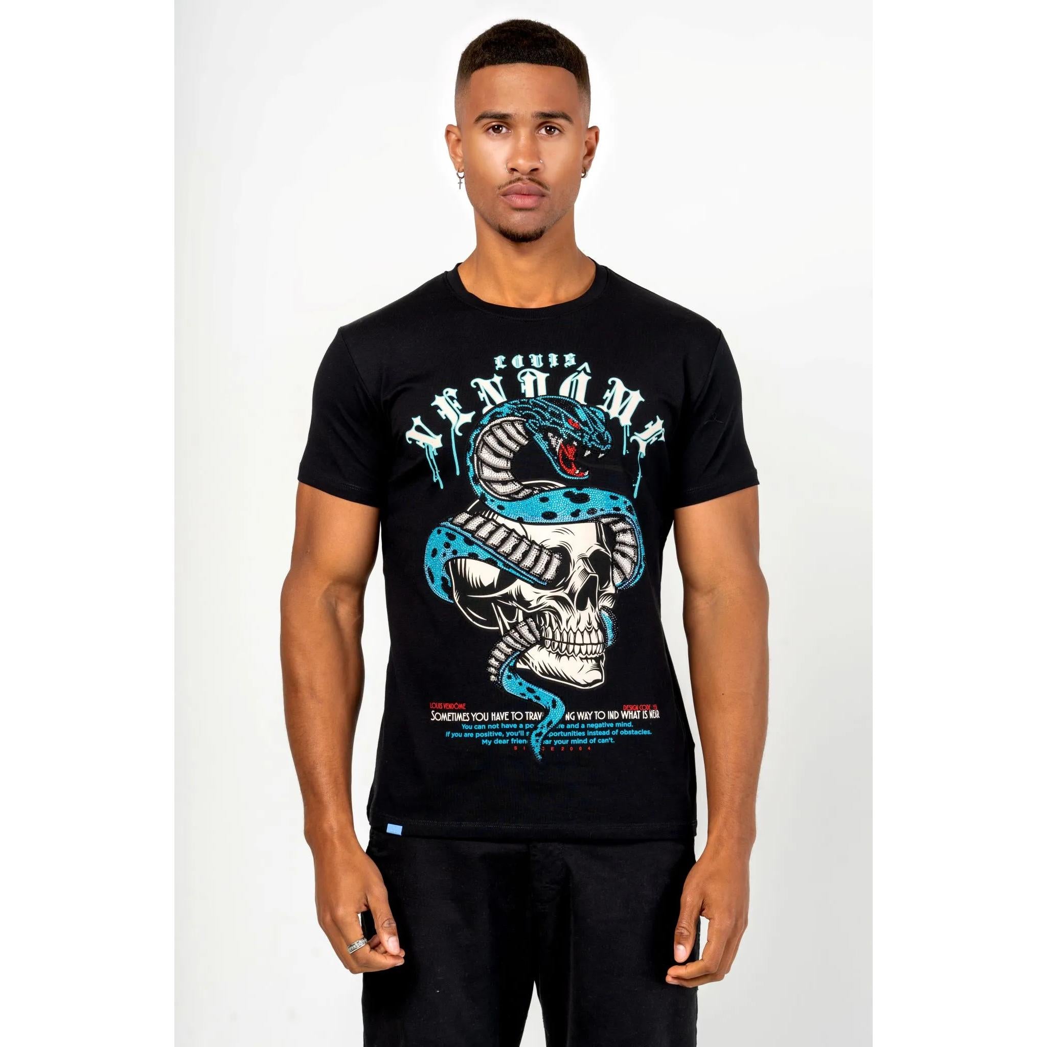 LOUIS VENDOME CAMISETA HOMBRE LV-65 Black.