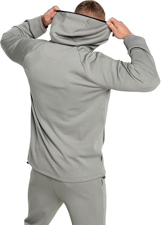 ELEVEN DEGREES Sudadera Con Capucha Hombre 11D1348-079 Gris.