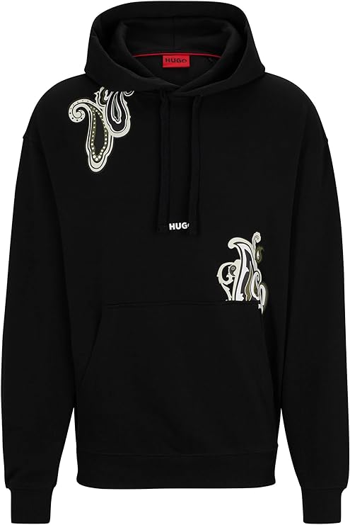 HUGO BOSS - Sudadera con capucha para hombre 50494559-001 Black..