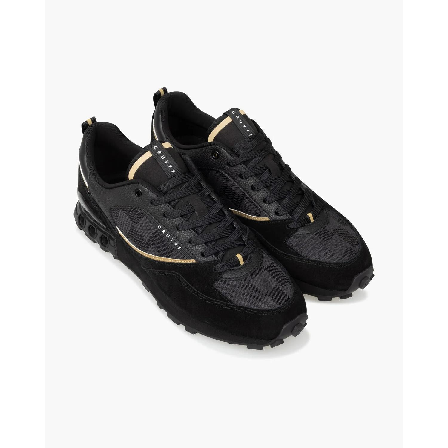 Cruyff Zapatillas Hombre Modelo Snyper CC253090-960 Black-Gold.