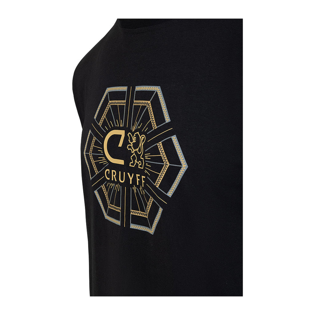 Cruyff Camiseta Hombre Modelo C-Lion Geo CA251055-960 Black/Gold.