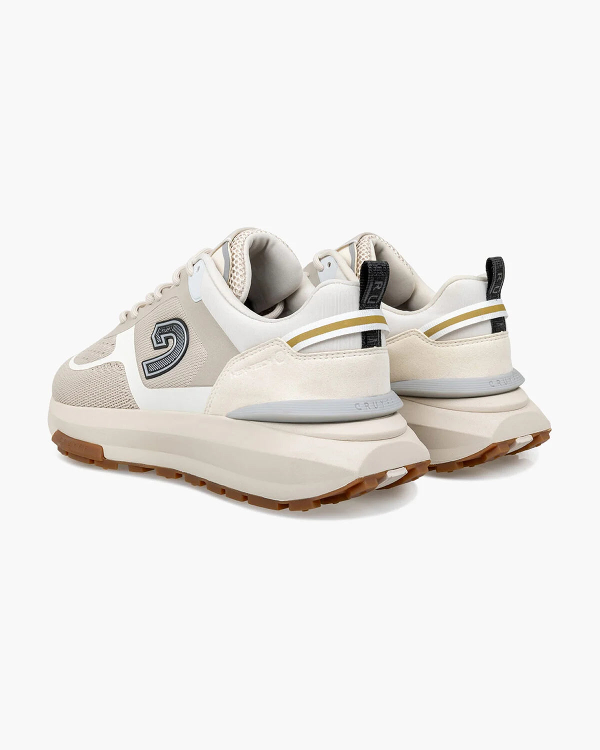Cruyff Zapatillas Deportivas Hombre Modelo Fuzeknit CC241100-101 Cream.